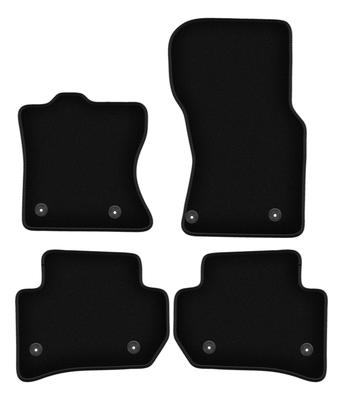 BASIC Black Velour Floor Mats For: Jaguar F-Pace SUV (2016-)