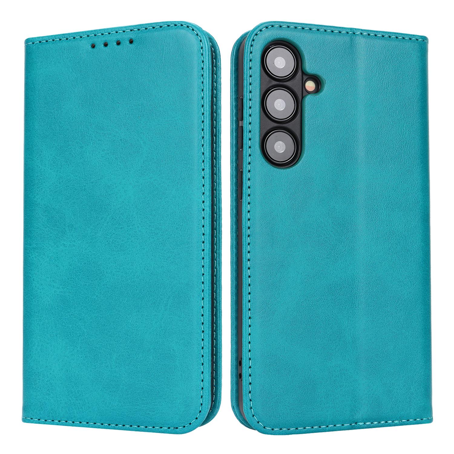 

For Samsung Galaxy S24 Wallet Leather Case Magnetic Closing Phone Cover B