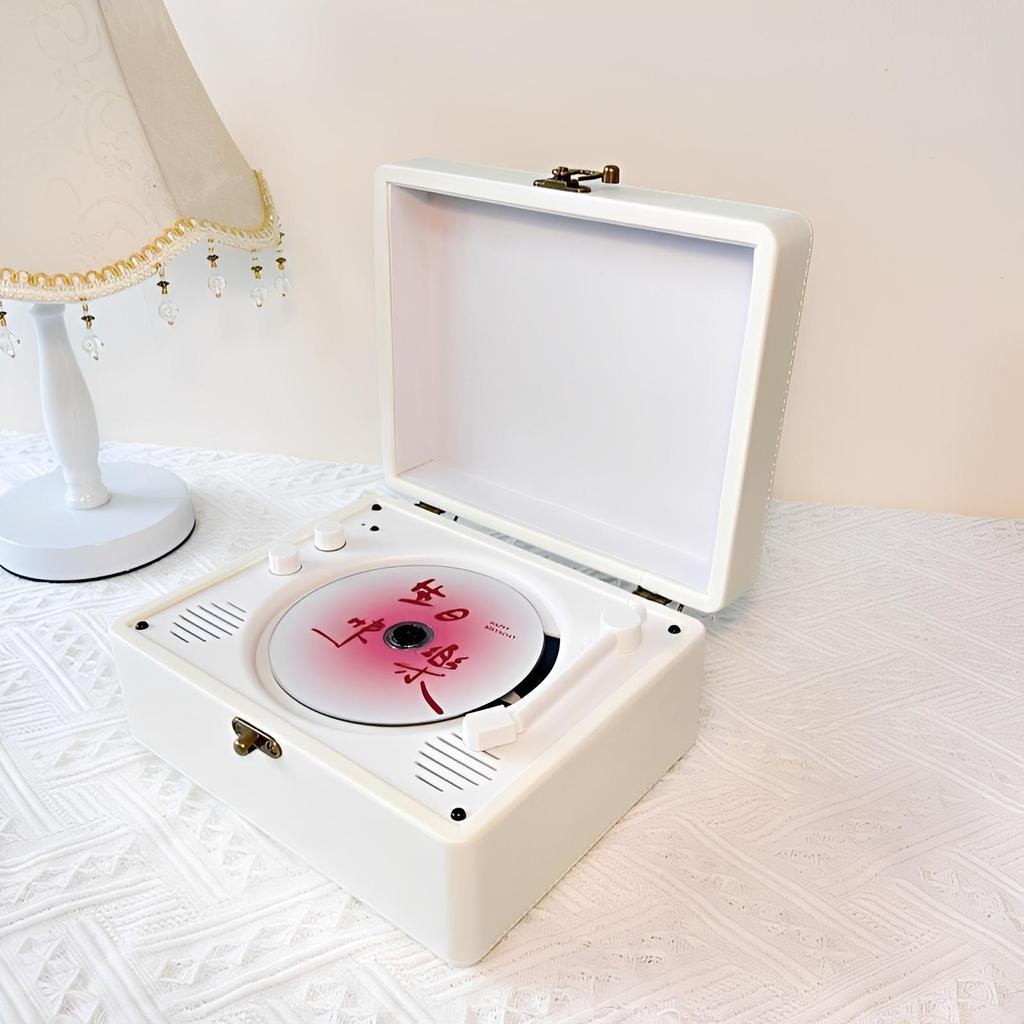 Retro Bluetooth All-in-One CD Player and Speaker - Perfect Birthday Gift
