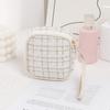 New High-end Gold Wire Women's Portable Makeup Bag with High Appearance and Large Capacity for Easy Storage,Travel Essentials