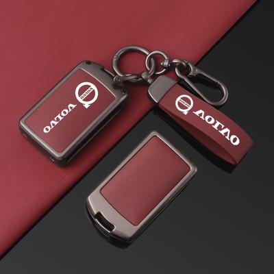 Zinc Alloy Leather Car Key Case Cover Shell For XC60 XC40 XC90 S90 V60 S60 V90 C40 Polestar 1 Polestar 2 2025 Accessories
