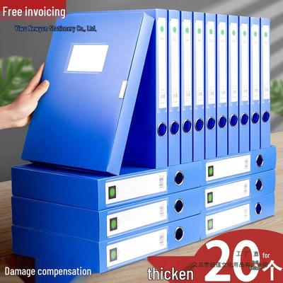 20-pack A4 Blue Archive Arkivbox för förvaring av dokument och kontrakt