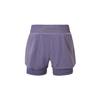Nike Dri-Fit One Mid-Rise 2-In-1 Quick-Dry Casual Sports Shorts Women Bottoms Dawn-Deep-Purple DX6013-509