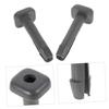 GLEAVI 1 Pair Seat Headrest Guides Repair Headrest Guides Car Headrest Insert Guides Headrest Guide Inserts Plastic Grey