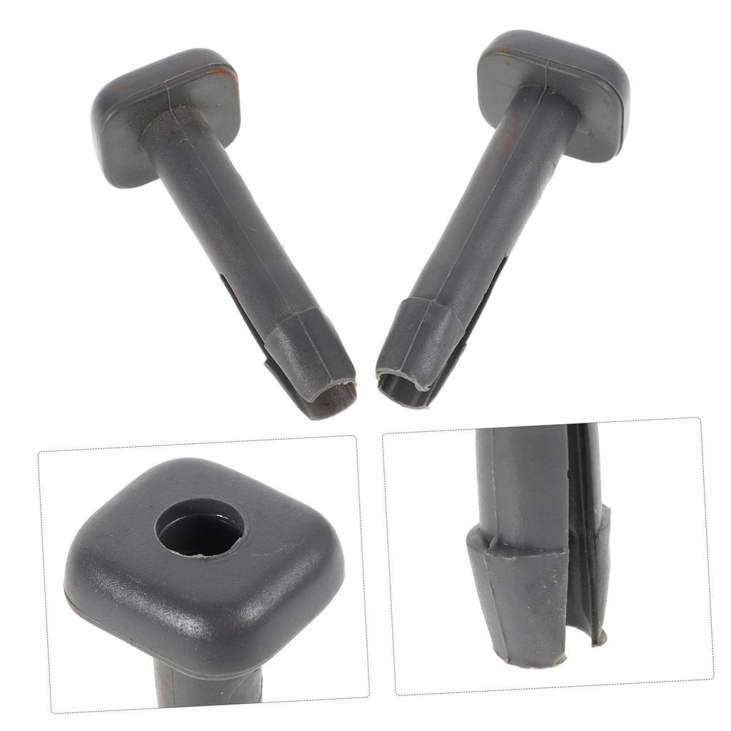 GLEAVI 1 Pair Seat Headrest Guides Repair Headrest Guides Car Headrest Insert Guides Headrest Guide Inserts Plastic Grey