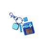 Mini Retro Game Console Keyholder Recreational Machine Small Size Battery-powered Gaming Keychain Gift Fashion Accessory