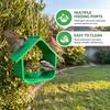 Plastic Hanging Bird Feeder Weatherproof Bird Feeding Station Bird Feeder House  Terrace