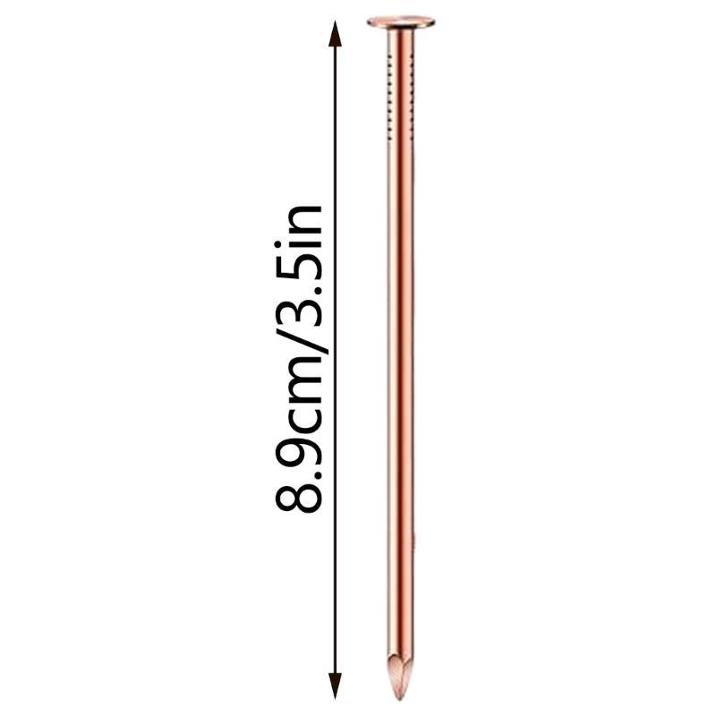 25Pcs Purely Copper Nails to Killing Trees Stump Removal Spikes Hardware Nails Tree Stump Killers Nails Easy to Use