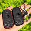 Leather Car Key Case Cover Fob Protector Shell Accessories for BMW E60 E61 E70 E81 E87 E90 E91 E92 X1 X5 X3 1 3 5 6 Series Z4