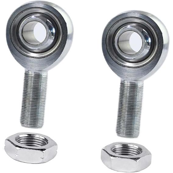 5/8” Heim Joints Rod End, JMX Series 3-Piece Heavy Duty .625" Chromoly Joints Panhard Rod End Kit With Jam Nuts