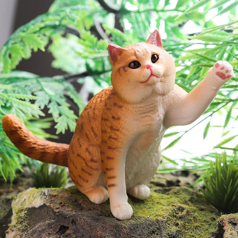 British Shorthair Kitten Simulation Toy - Cute Cognitive Birthday Gift for Kids