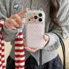 Red Heart Bear Charm Phone Case for iPhone 17/16 Pro Max/15/14