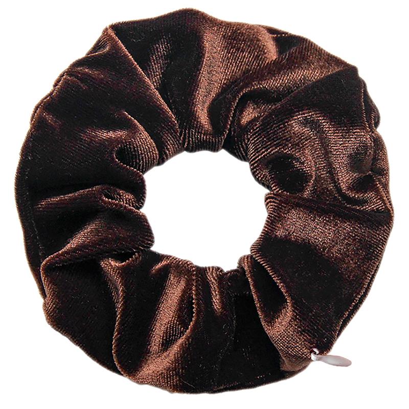 Creative Sweet Zip Scrunchies For Women Girls Novelty Multicolour Velvet Hair Tie Versatile Hair Accessories Gifts