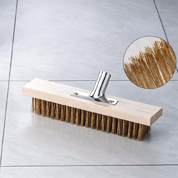 Deckbürste Außenbodenbürste Mit Bequemem Holzgriff Für Schwere Reinigungsarbeiten