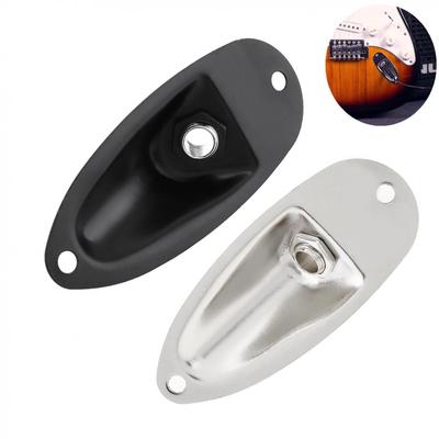 FD Strat Elektro Gitar için Elektro Gitar Pikap Tekne Tarzı Çıkış Jack Plaka Soket Aksesuarları