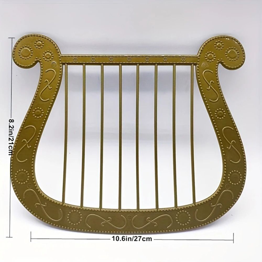 Angel Theme Simulation Harp Plastic Harp Model 2025 Simulated Instrument  Halloween