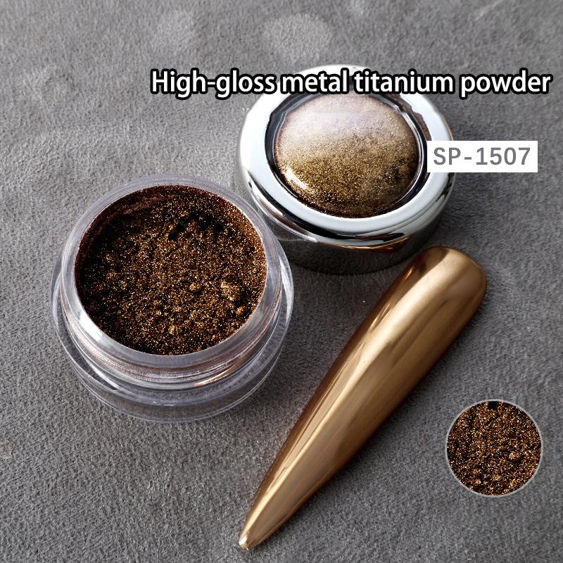 Metallic Mirror Powder Nail Art Glitter Rose Gold Champange UV gel Polish Chrom Dust Metallic Effect Painting Pigment