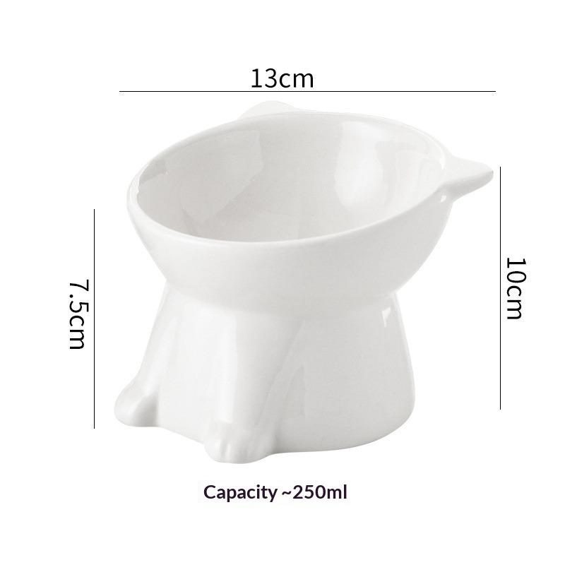 Защита шеи Большая емкость Пластиковая миска Миска для питомца Миска для кошки Кошка Кошка Миска для риса Миска для корма кошки Защита шеи Котенок