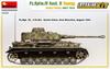 Miniart Scale German Army Panzer IV Vomag Early May Full Plastic Model MA35298 1/35 Ausf. H, Factory, Model, 1943, Interior, Kit,