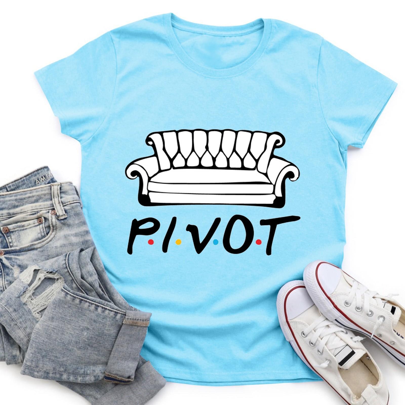 

Женский повседневный свободный пуловер с круглым вырезом и короткими рукавами с принтом «Старые друзья» XXXL