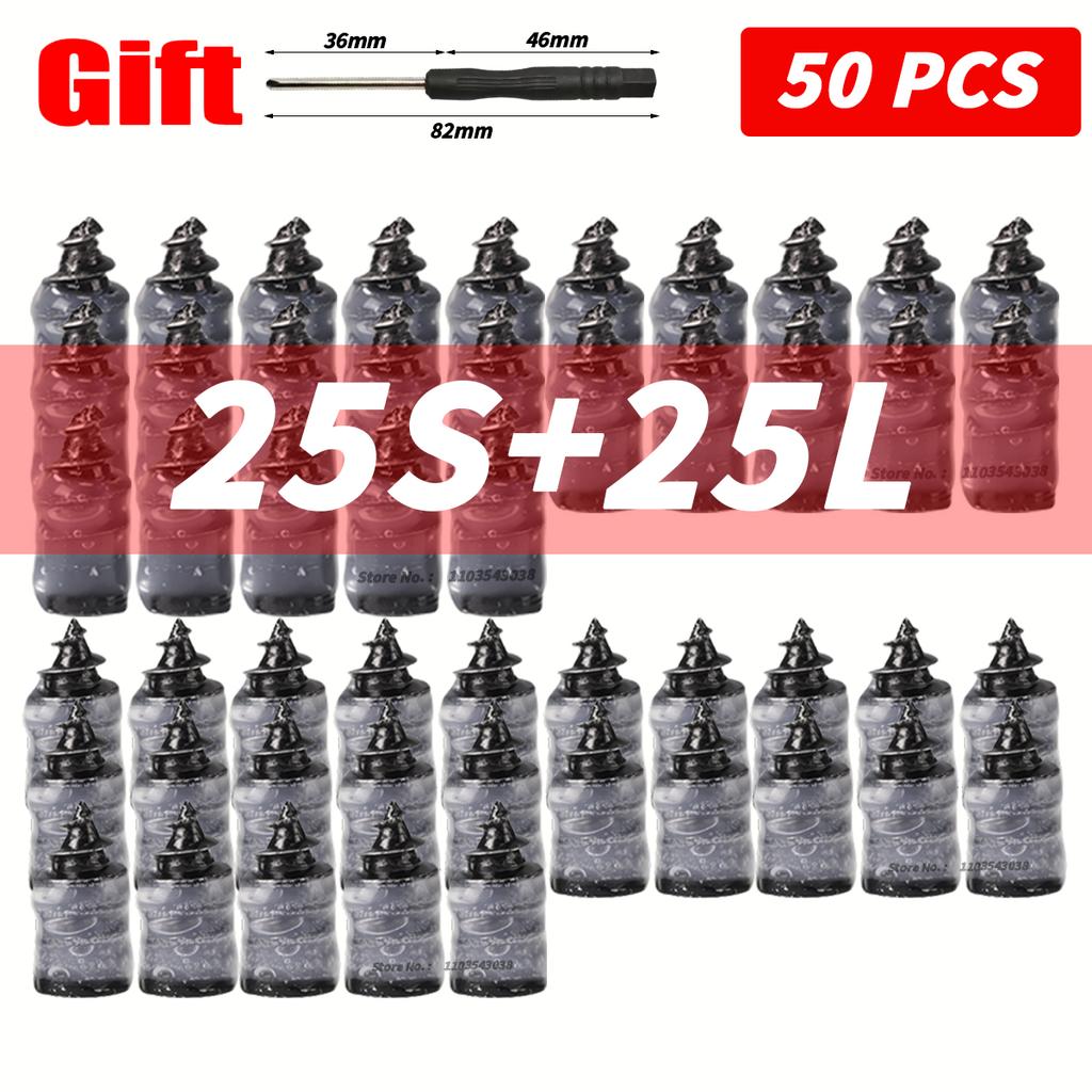 Vacuum Tyre Puncture Repair Rubber Nails Tubeless Tire Repair Screws Kit Universal for Car Motorcycle Wheel Tools