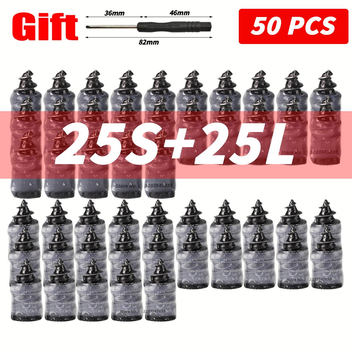 

10-100PCS Universal Vacuum Car Tyre Repair Rubber Nail For Car Motorcycle Scooter Tubeless Tire Repair Kit Glue Free Tire 2030