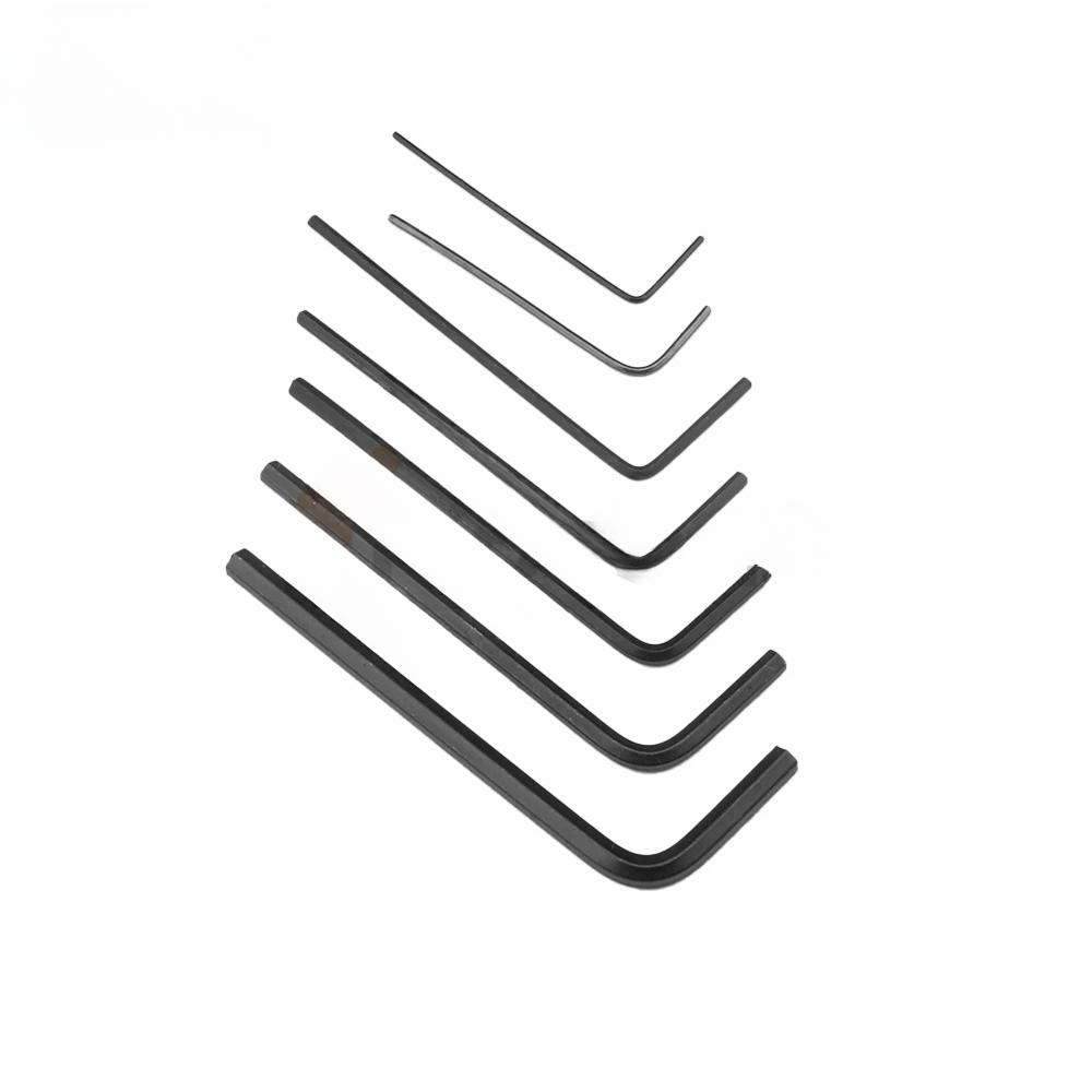 7PCS/Set 0.7~3mm Mini Hexagon Key Allen Key Set Alloy Steel Wrench Screwdriver Kit Multifunctional Repair Hand Tools