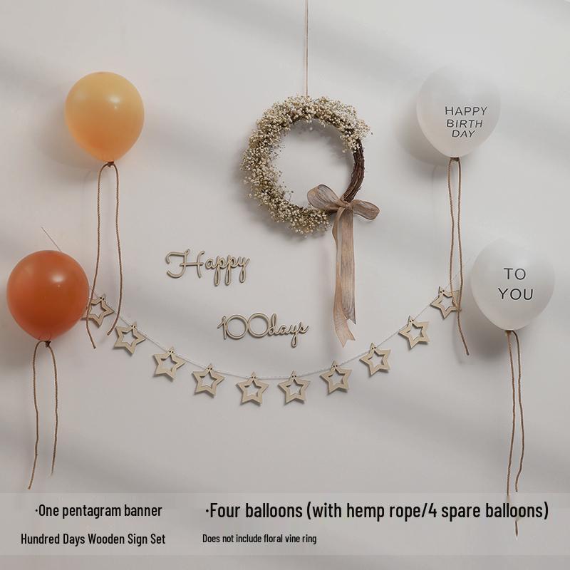 Wooden Baby Milestone Number Cards for Growth Photos