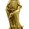Bodhisattva Süsü Bakır Ev Mağazası Masaüstü Buda Heykeli Pirinç Ayakta Durma Ejderha Guanyin Bodhisat