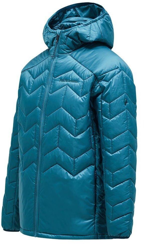 Mid-season Jacket Peak Performance Hybrid Insulation Jacket Elevate Liner Hood Hydro Fresh Blue