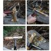 Punch Wood Drill Core Manual Hole Maker Hand Drill Tool Set Multipurpose Auger Drill Bits  Camping