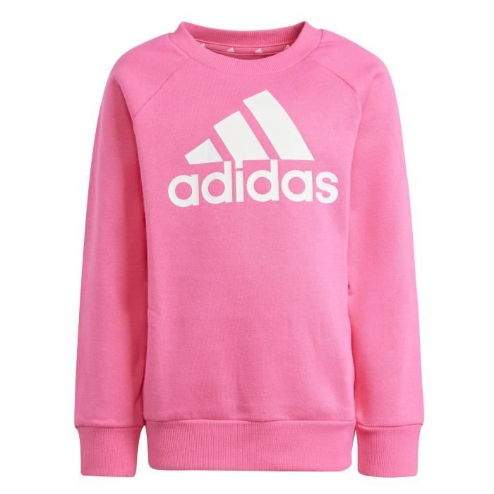 Survêtement Fille - Adidas - Essentials Logo Fleece - Rose - Manches Longues - Respirant