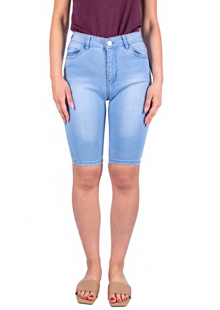 Krótkie Spodenki Damskie Jeansowe Bermudy Firi Plus Size 46 3Xl
