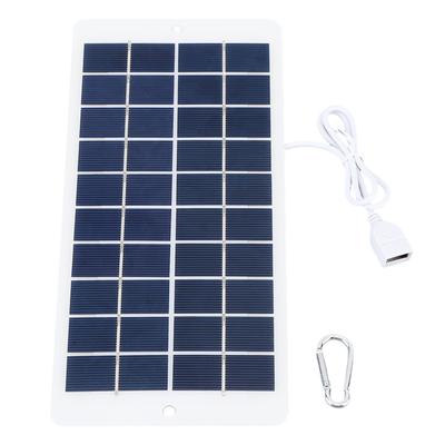 Panel de Carga Solar USB de Salida 5V 4.5W Panel Solar Exterior de Silicio Monocristalino para