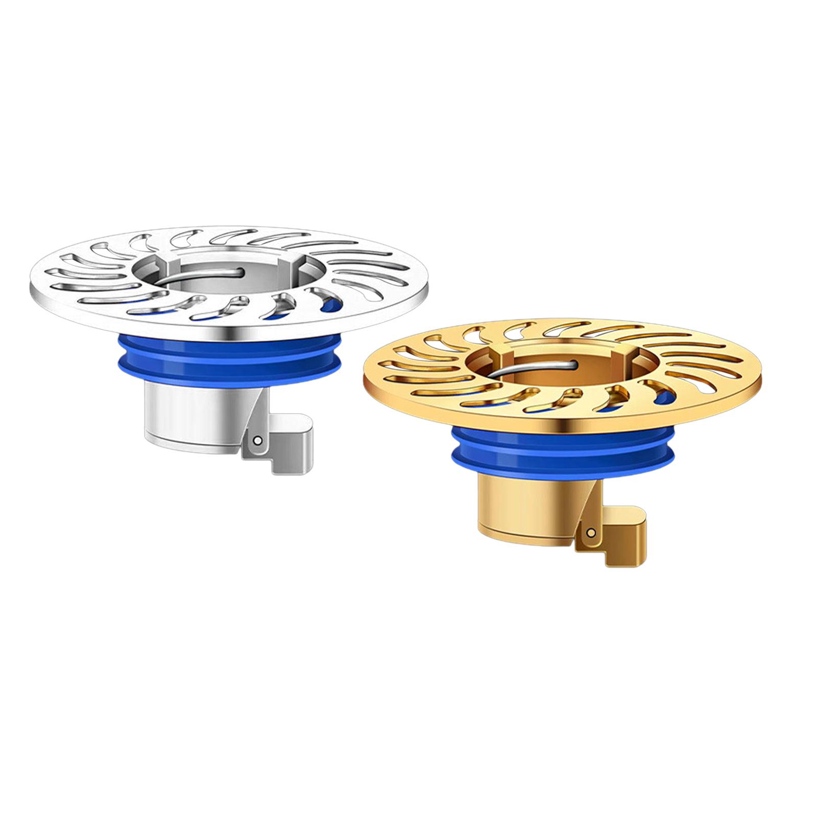 Self Closing Odor Proof Floor Drain Core Copper for Basements Sinks Kitchen rame