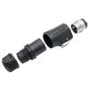 500V 12V / 24V Ip67 Round Plug, Socket, Connector Plug With Cover Waterproof