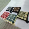 Arab Shemagh Scarf for Men Breathable Polyester Desert Neckwrap Tassels Neckerchief Hijab Shawl for Casual and Formal Ev
