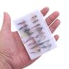 Realistic Softable Rubber Fishing Lures Set With Transparents Storage Box for Freshwaters Fly Fishing