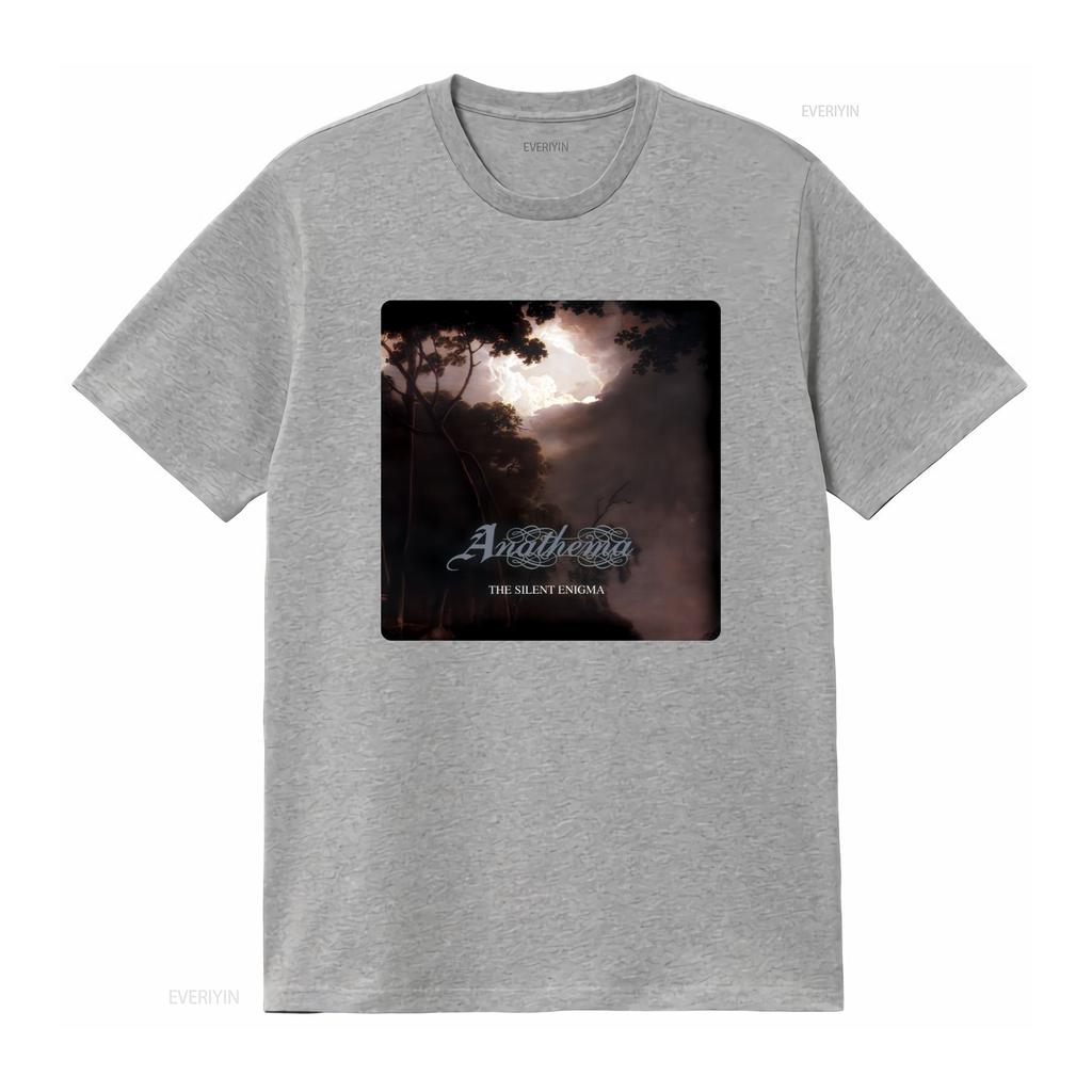 Neues DTG T-Shirt ANATHEMA das stille Rätsel Mystische Waldszene Design vintage Gewaschen Herren Streetwear Stilvoll Atmungsaktiv