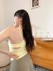 Korean Women's Sports Vest with Chest Pads: Shockproof, High Elasticity, Quick-Dry for Running, Yoga & Dance