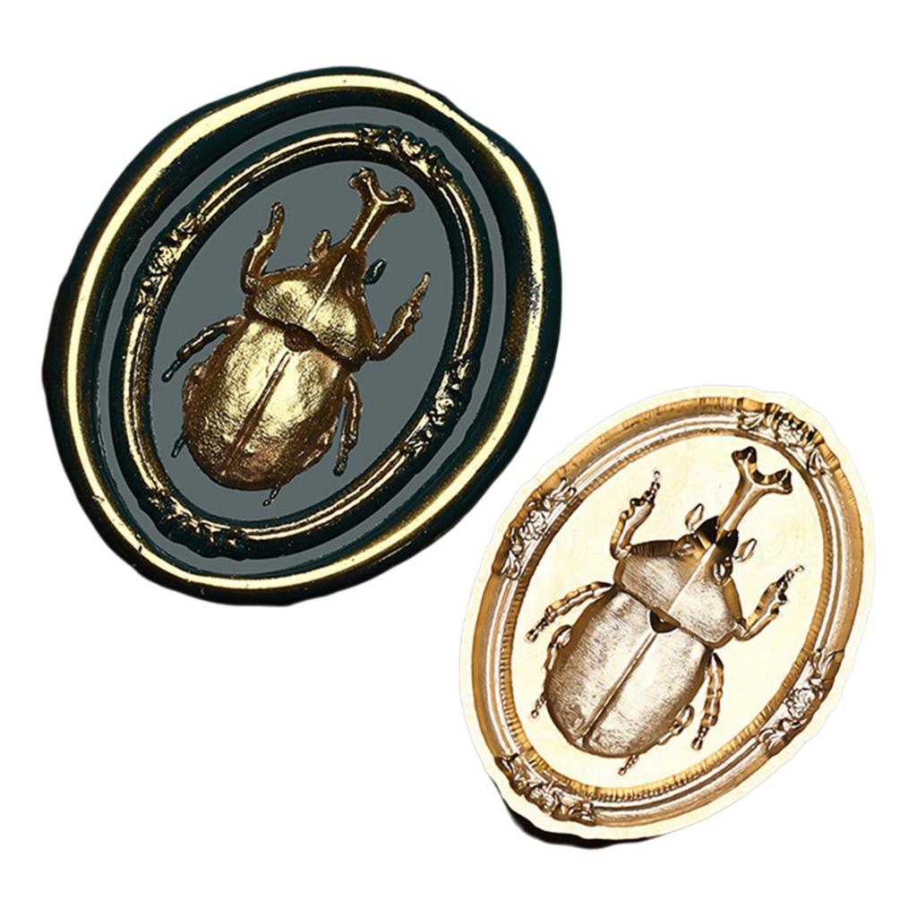 Brass Head Wax Seal Stamp Insect Series Sealing Wax Stamp for Card Envelope Scrapbooking Invitation Decoration