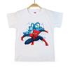 Boy's Summer Spiderman T-Shirt: Pure Cotton Short Sleeve Top