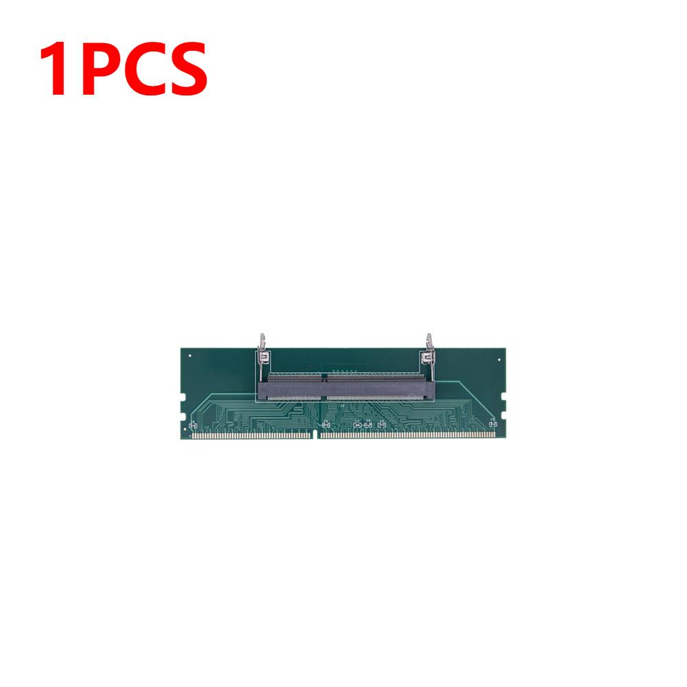 1-5 adet DDR3 DDR4 Dizüstü Bilgisayar Masaüstü Bilgisayar Bellek Adaptör Kartı SO-DIMM'den PC DIMM Kart Konektörüne Kart Bellek Çubuğu RAM Konektör Adaptörü