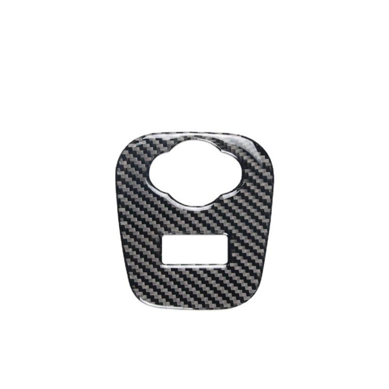 BGC1 Carbon Fiber Car Cigarette USB AUX Console Panel Lighter Decoration Sticker for MINI Cooper JCW F55 F56 Car Styling Accessories