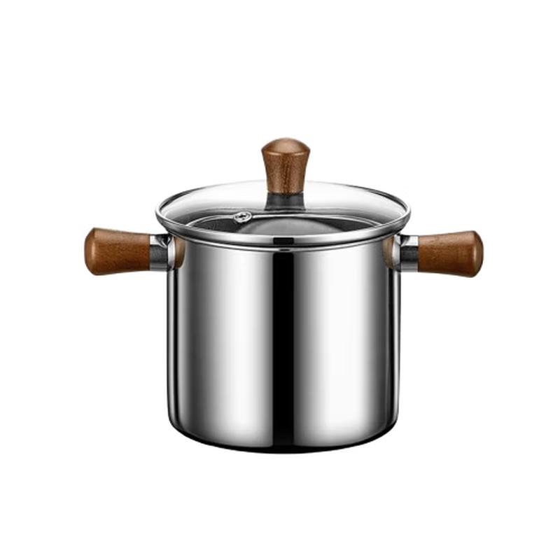 304 Stainless Steel Oil-Saving Deep Fryer Pot with Strainer