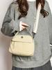Nylon Handheld Bag With Zipper Closure For Daily Urban Use