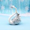 ZISIZ Crown Swan Cake Decoration