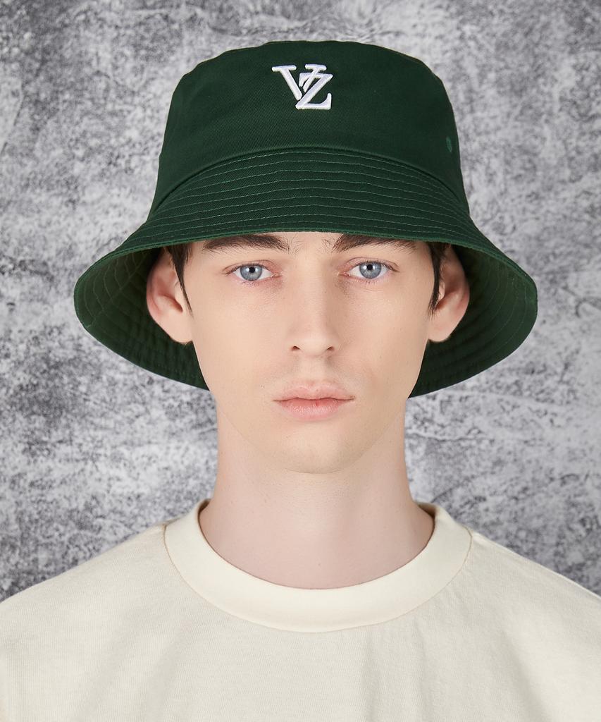 Bajal 3D Monogram Color Bucket Hat Green
