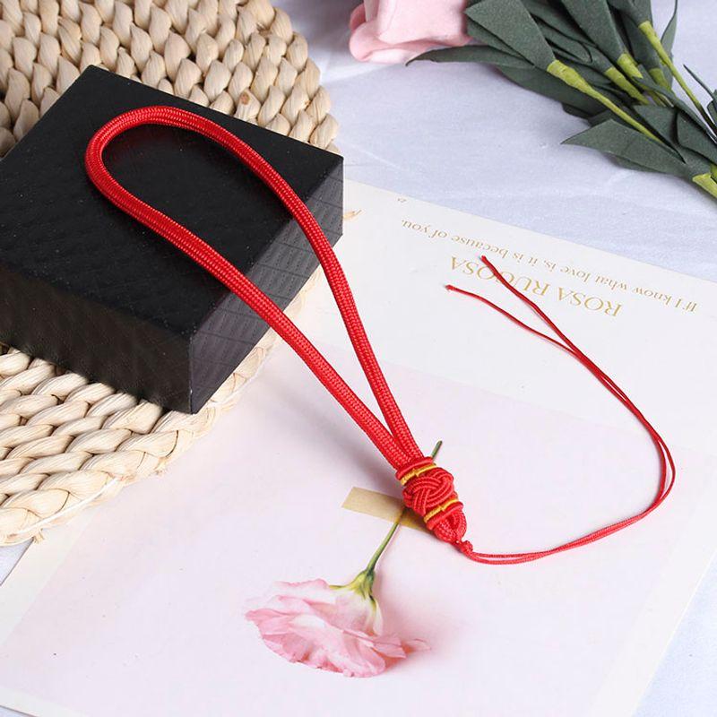 

Carrying Strap a Thousand Eye Bodhi Lanyard Crafts Hand Pieces Carrying Strap Handmade DIY Woven Car Hanging Tassel Fringe Accessories Material Red 5 pineapple hat handle piece rope