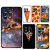Pizza Comida Bacon Queijo Capa Para OnePlus 13 13R 12 R 11 9 10 Pro 8T 9RT 10T OnePlus Nord 4 CE 2 3 Lite N20 N30 Capa